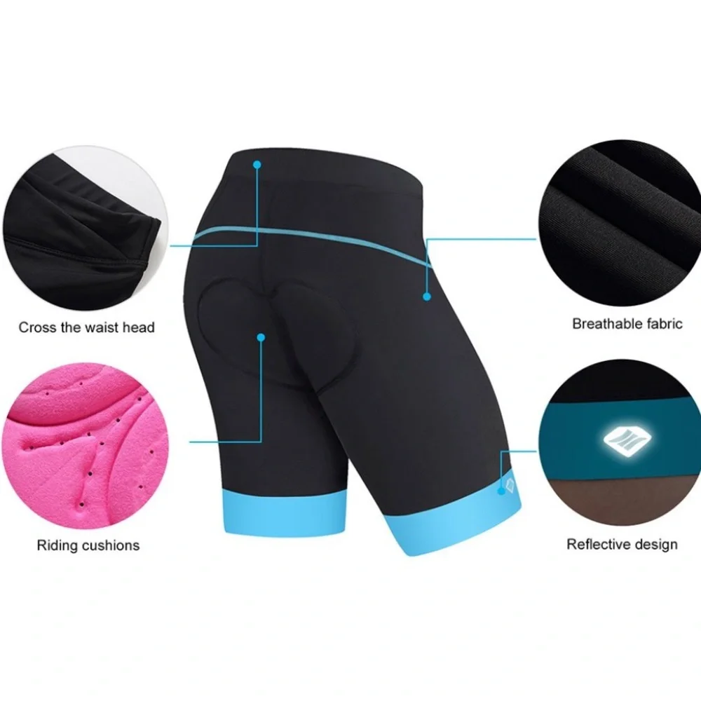 Santic Womens Size Large Cycling Shorts Road Bike Spin Padded Biking Shorts NWT - Picture 4 of 4